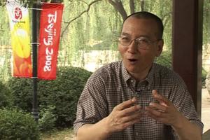 Liu Xiaobo lors d'une interview accordée à Associated Press en juillet 2008.
