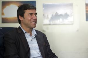 Shah Marai, chef photographe du bureau de l'AFP à Kaboul.