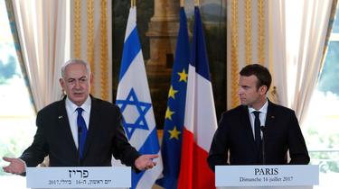 Macron reçoit Nétanyahou ce dimanche à Paris