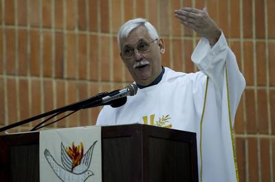 Le père Arturo Sosa, supérieur général de la Compagnie de Jésus, le 22 décembre 2016 à Caracas.