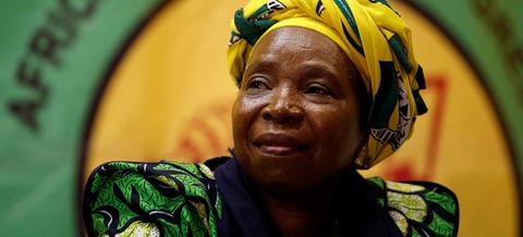 Nkosazana Dlamini Zuma, l'ex femme du président Jacob Zuma, est candidate à la présidence de l'ANC.
