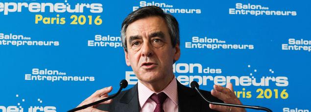 François Fillon, au Salon des entrepreneurs mercredi.