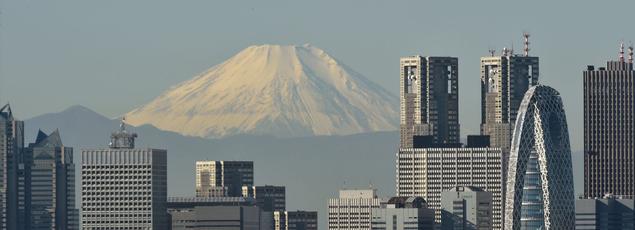 La zone entre Tokyo et Osaka, via le mont Fuji, capte une très large majorité des flux touristiques.