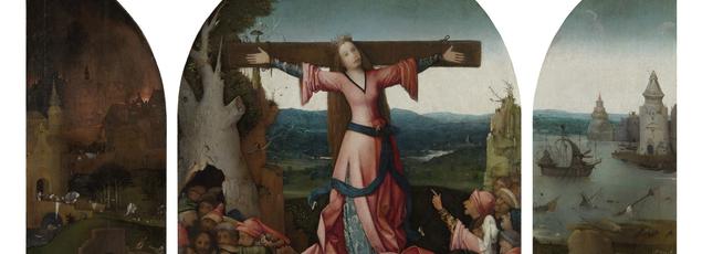 Triptych of St. Wilgeforta, 1495 to 1505.