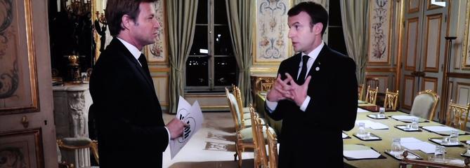 Pour Macron, l'audiovisuel public reste configuré «sur le monde d'avant»