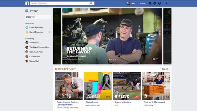 Facebook Watch permettra à ses membres de s'abonner à des programmes pour ne rater aucun épisode. (Facebook)