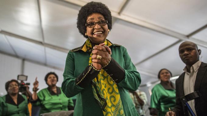 Winnie Mandela, le 26 septembre 2016.