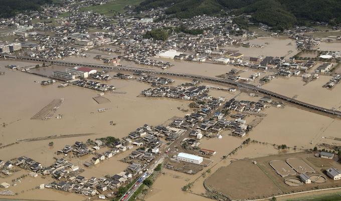 Kurashiki, commune de la préfecture d'Okayama qui compte un peu moins de 500.000 habitants, a été une des villes les plus touchées par les fortes pluies.