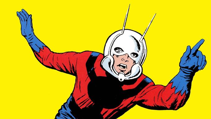  The first Ant-Man drawn by Jack Kirby in 1962. 