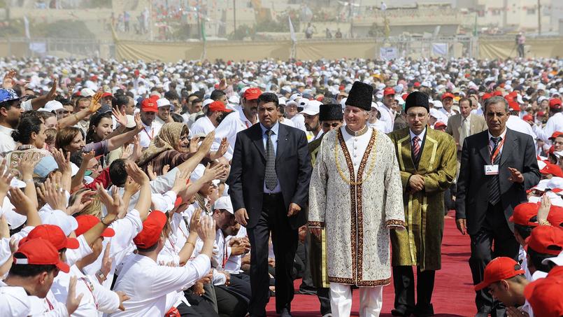 isite aux ismaéliens de Salamieh, en Syrie, pendant le jubilé d'or, en 2008.