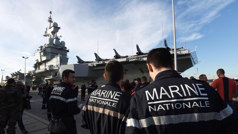 Avant d'embarquer ce mercredi matin à Toulon (Photo AFP)