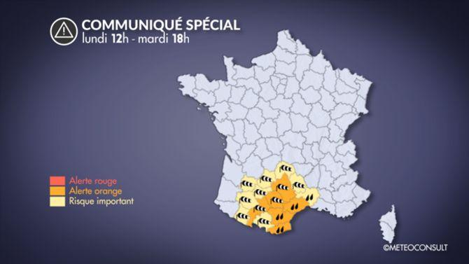 21 départements en alerte orange, découvrez la carte