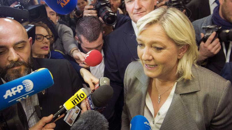 Marine Le Pen, dimanche soir.
