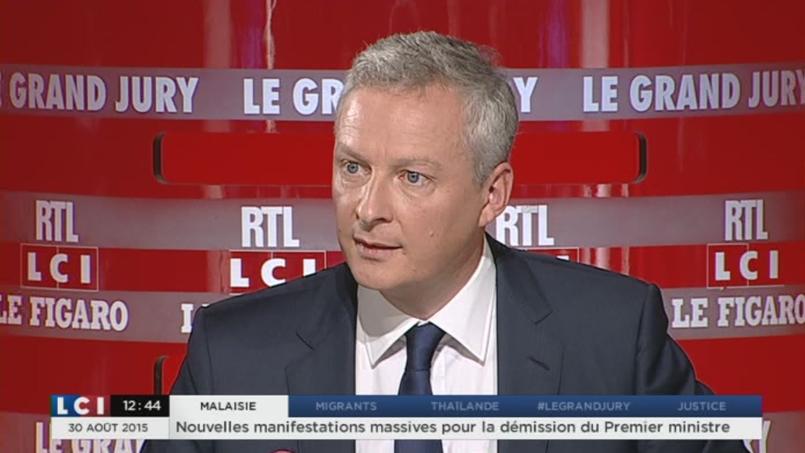 Bruno Le Maire called Sunday Grand Jury RTL-LCI-Le Figaro