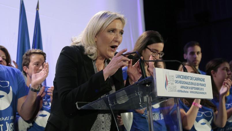 Marine Le Pen, prÃ©sidente du FN