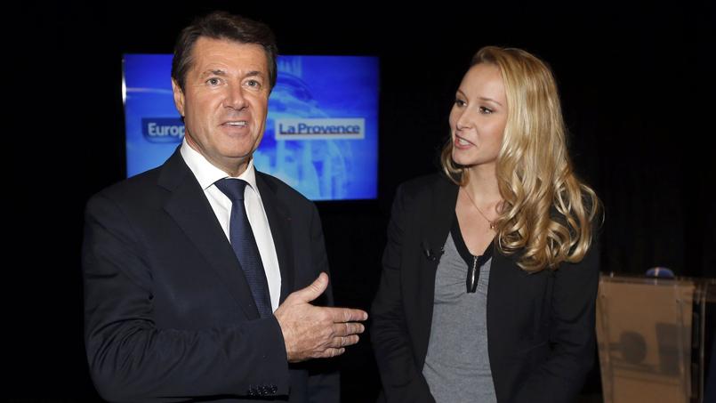 Christian Estrosi et Mario Maréchal-Le Pen le 8 décembre.