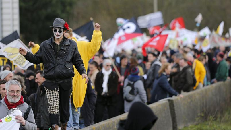 Samedi lors de la manifestation sur le périphérique.