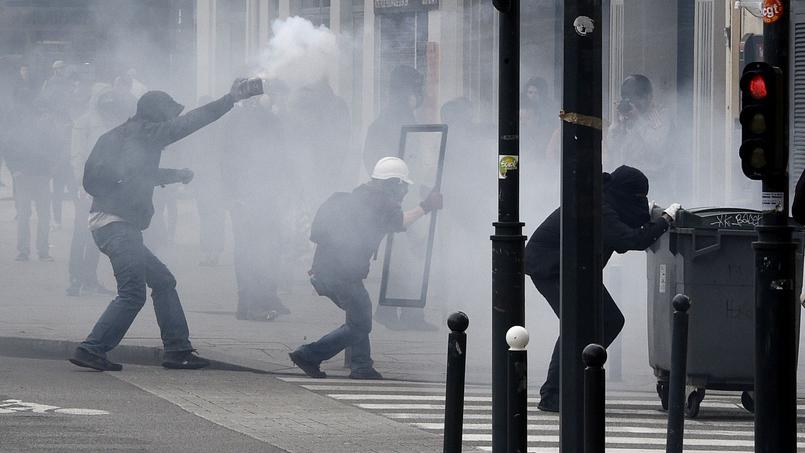 En marge de la manifestation anti-loi Travail à Rennes, 28 avril 2016