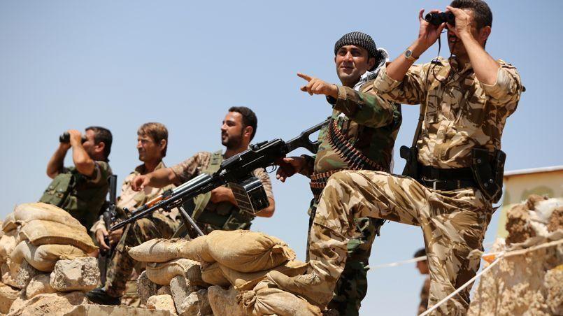 Peshmergas kurdes irakiens - août 2014