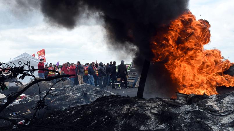Manifestations anti-loi Travail - Douchy-les-Mines, Nord