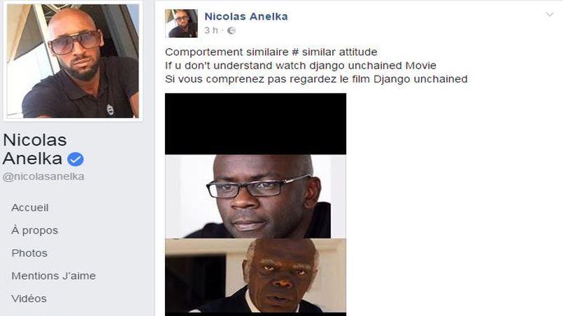 Sur son compte Facebook, Anelka règle ses comptes avec Thuram