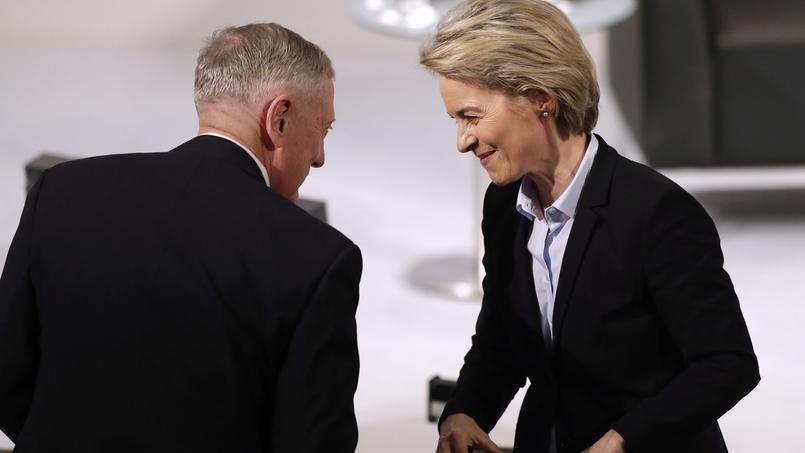 Jim Mattis et Ursula von der Leyen vendredi à Munich