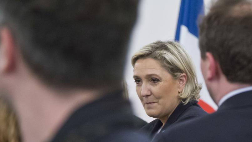Marine Le Pen, le 13 mars 2017, à Paris.