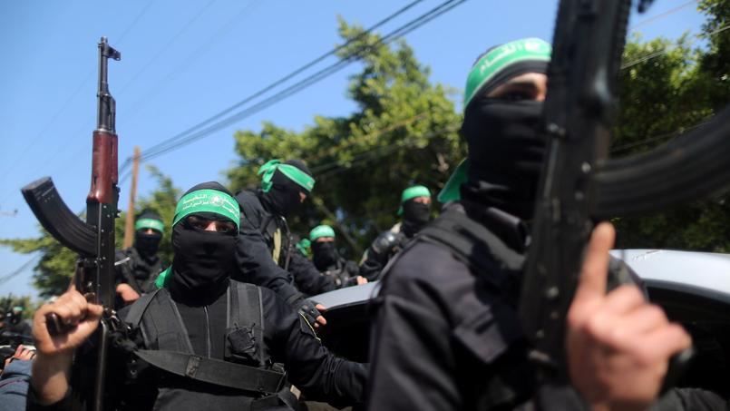 Samedi dans les rues de Gaza lors des obsèques d'un chef militaire du Hamas, Mazen Foqaha.
