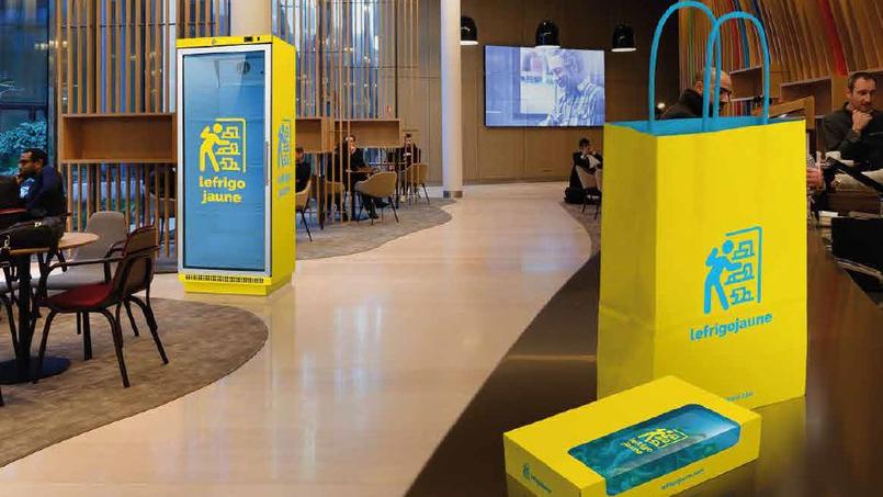 Le Frigo Jaune permet aux entreprises de réduire leur gaspillage alimentaire