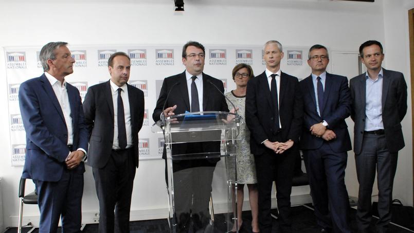 La conférence de presse de lancement du groupe Les constructifs: Républicains, UDI et Indépendants