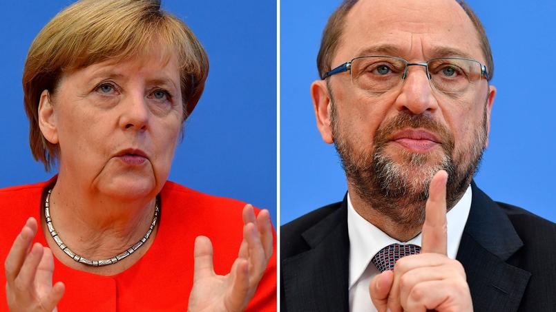 Elections en Allemagne: Merkel plus favorite que jamais après le duel télévisé Elections en Allemagne: Merkel plus favorite que jamais après le duel télévisé