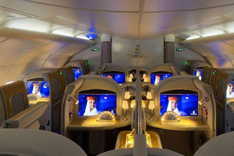 Avion les cabines de première classe les plus luxueuses