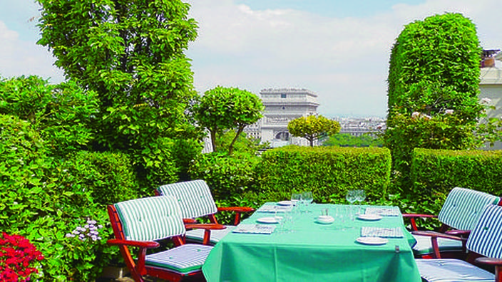 20 terrasses à Paris Jardins plein ciel du Raphaël