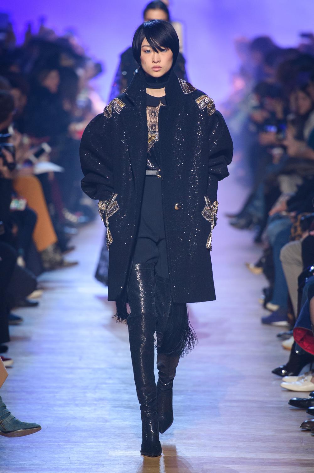 Défilé Elie Saab automne hiver 2018 2019 Prêt à porter