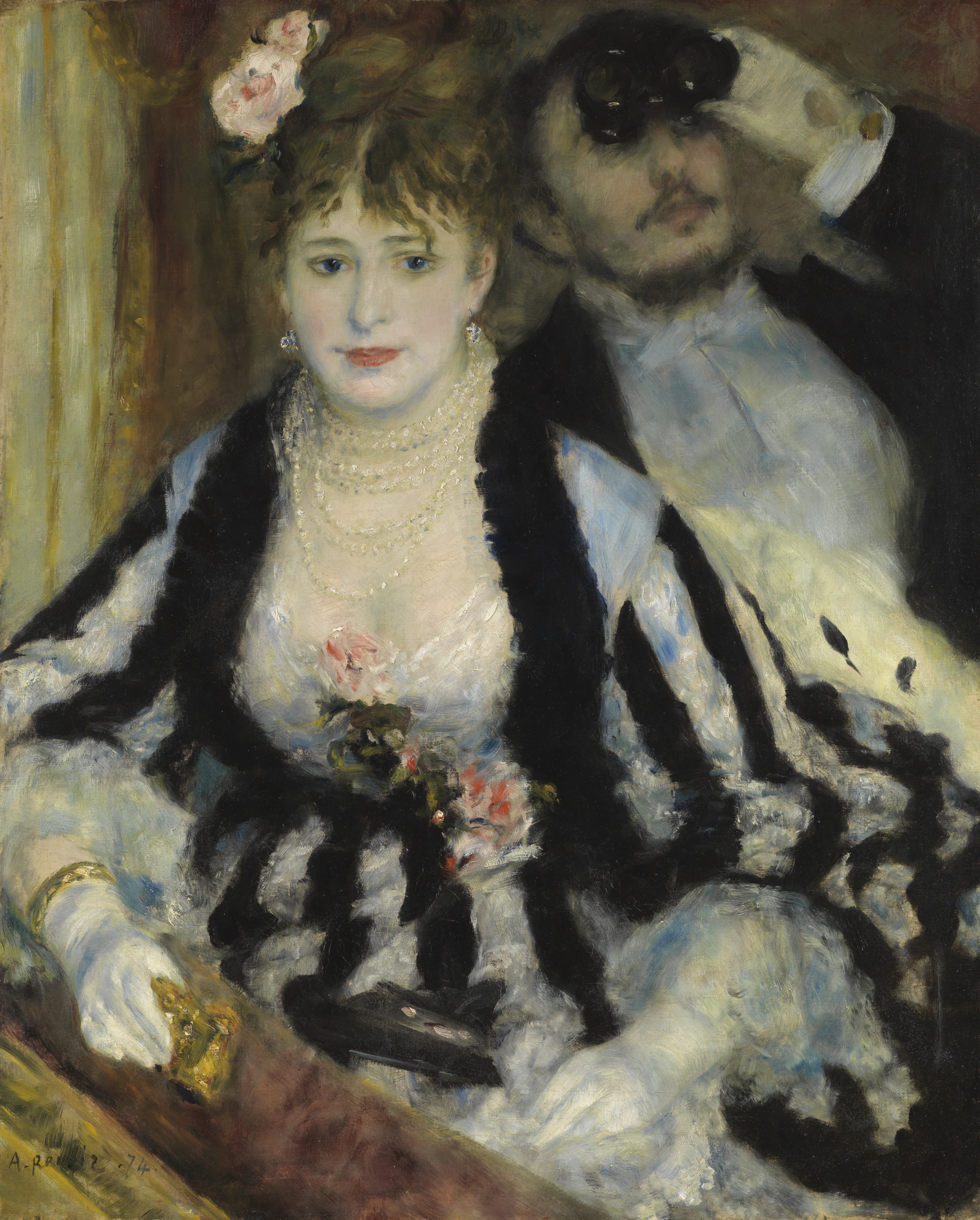 Auguste Renoir n'était pas un privilégié mais un ouvrier de la peinture : le décryptage du tableau La Loge par Isabelle Schmitz