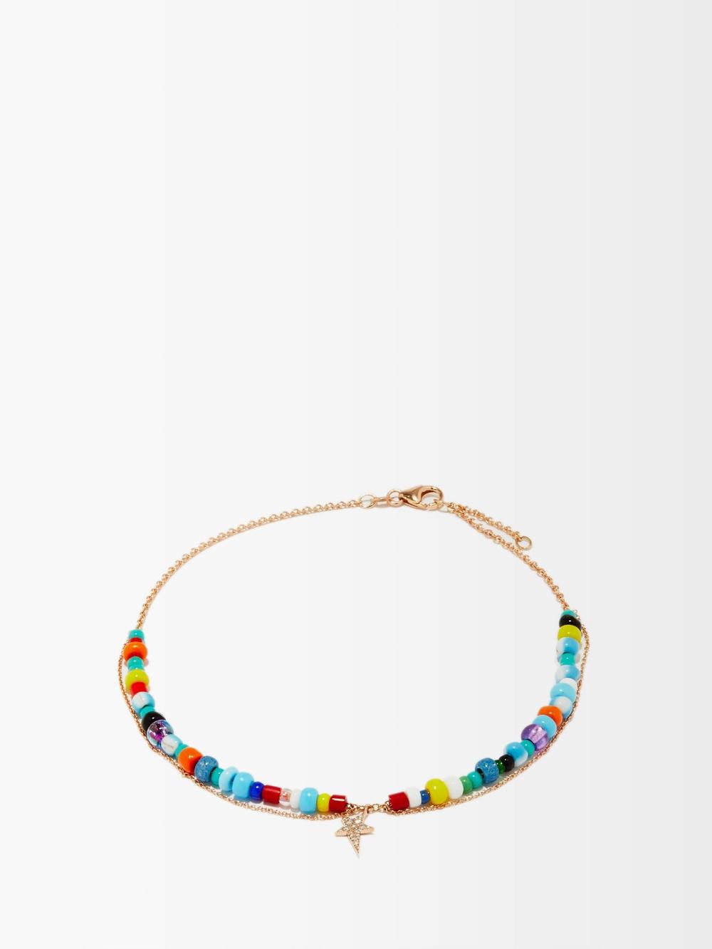 Bracelet De Cheville En Coton Ciré Blanc Et Noir - Réglable Homme/femme/enfant - Style Plage