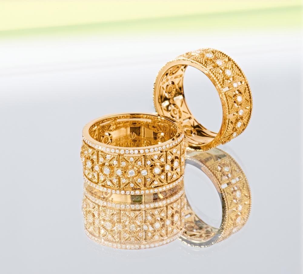 Bague Fantaisie Vintage - Taille 58, Création Unique Et Originale