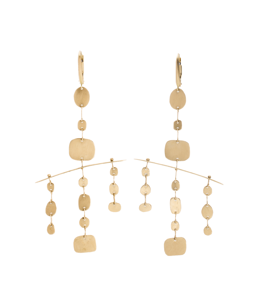 Boucles d'orelles bohème chc Cassablanca doré et cuvre | Etsy