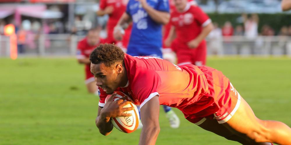 Pro D2 : en supériorité numérique et grâce à un essai de 80 mètres, Dax gagne le derby face à Mont-de-Marsan