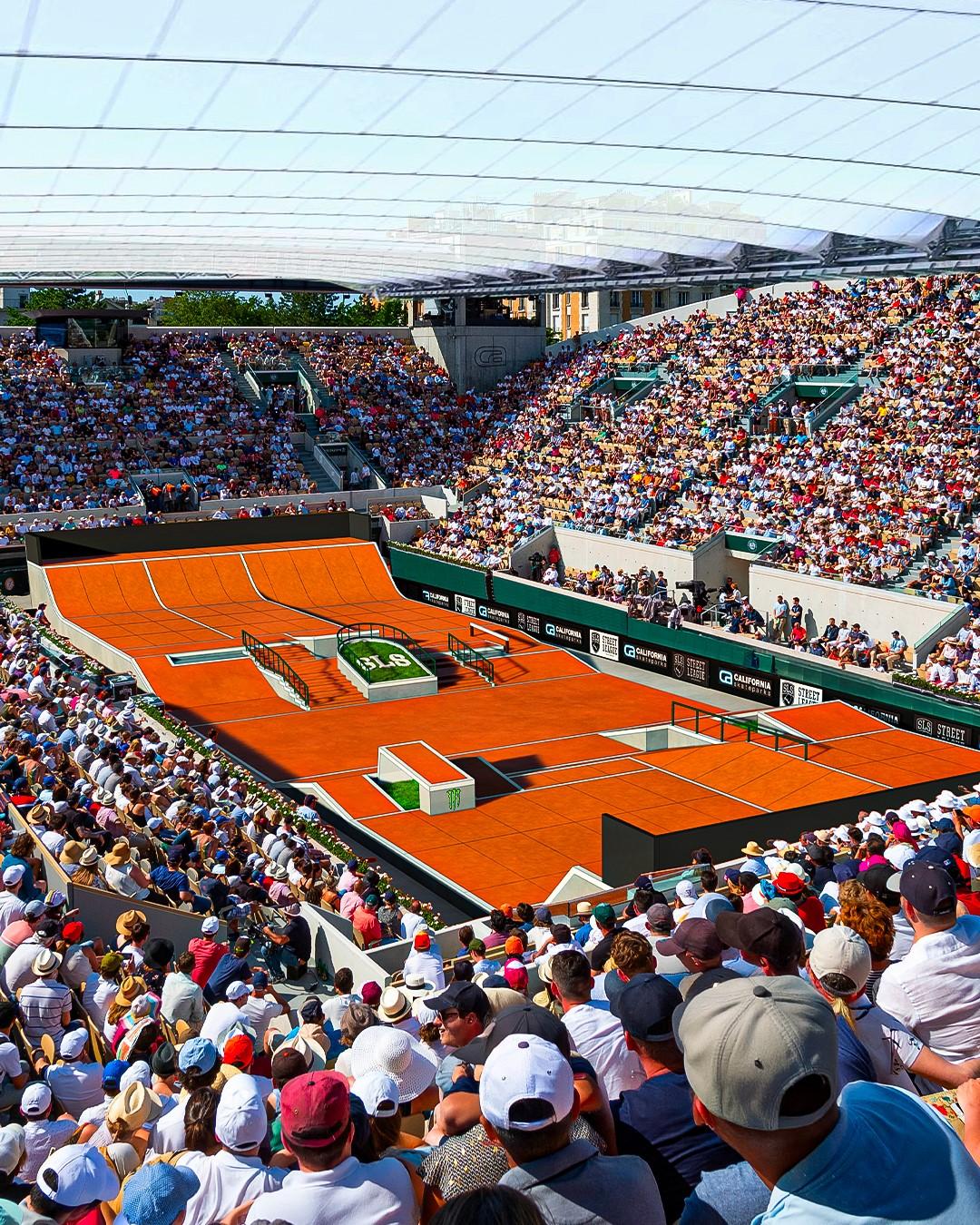 Le skateboard prend possession de Roland-Garros