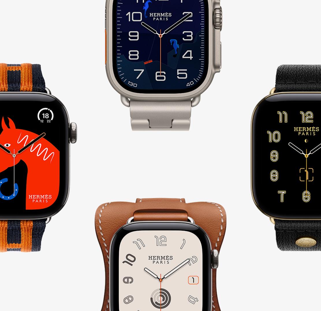 Hermès habille l'Apple Watch Ultra en titane