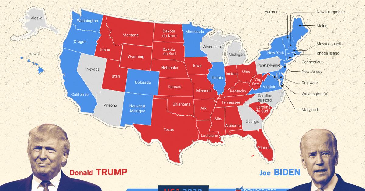 Élection Présidentielle Américaine : Huit États Encore En Attente De ...
