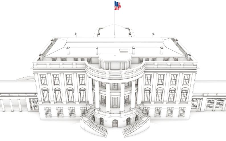 Carte Postale Avec La Maison Blanche Des USA Dans Le Washington DC  Illustration de Vecteur - Illustration du architecture, attraction:  133445972