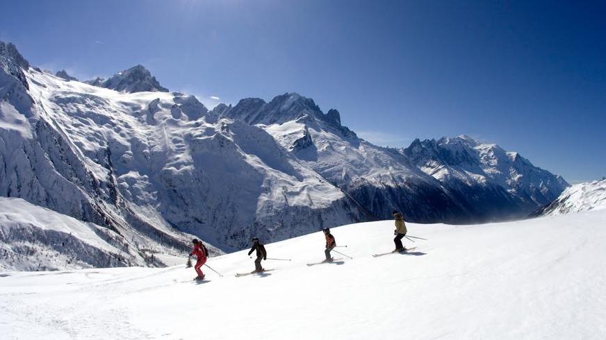 Carte Postale Ancienne – Chamonix-Mont-Blanc : Sports D'hiver Et Massif Du Mont-Blanc