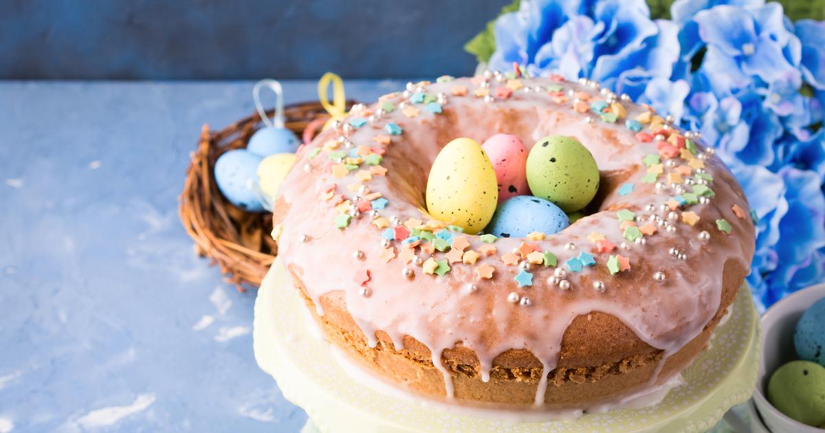 Gateau Facon Nid De Paques Gourmand