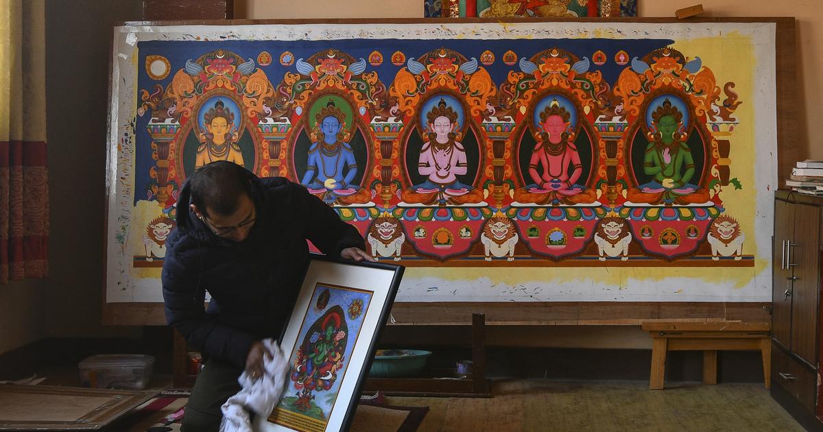 A Nepalese artist revives the Paubha style, a sacred pictorial art