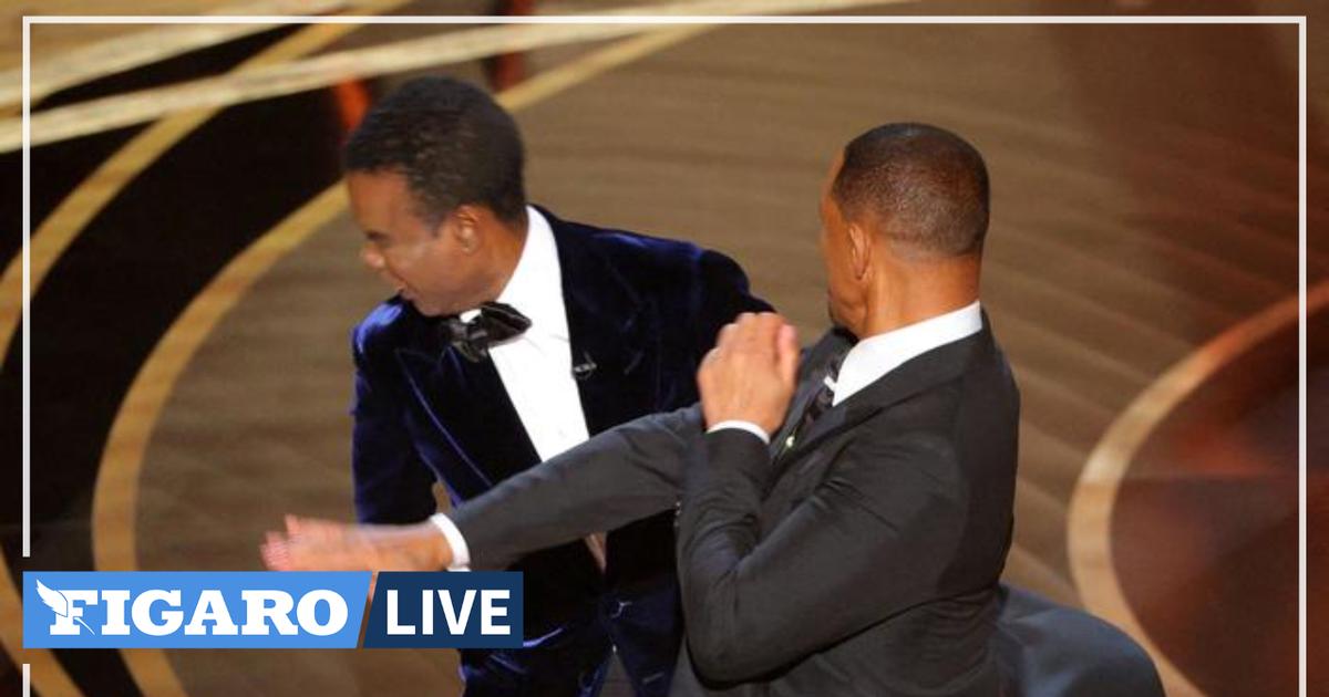 Will Smith bangs Chris Rock on stage after he made a joke on his wife Jada