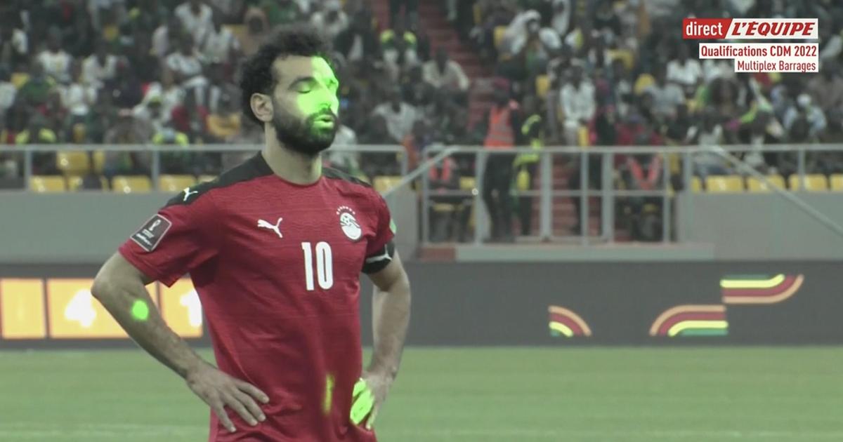 Egyptian players are concerned about the flood of lasers against Senegal