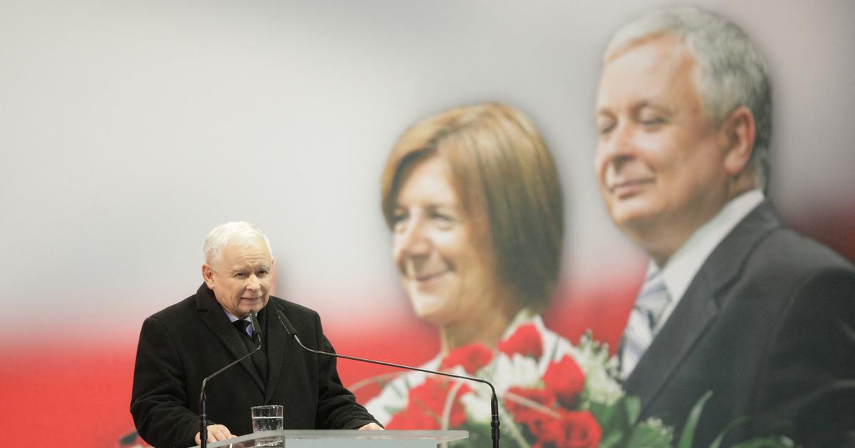 the leader of the ruling party, Kaczynski, denounces a Russian attack