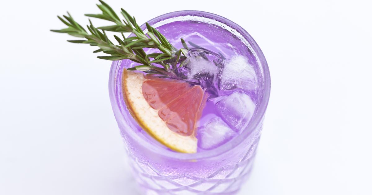 Cocktail à la violette
